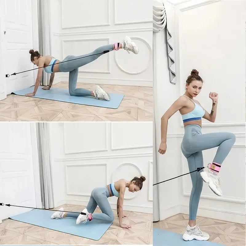 Cable Ankle Straps for Leg Workouts