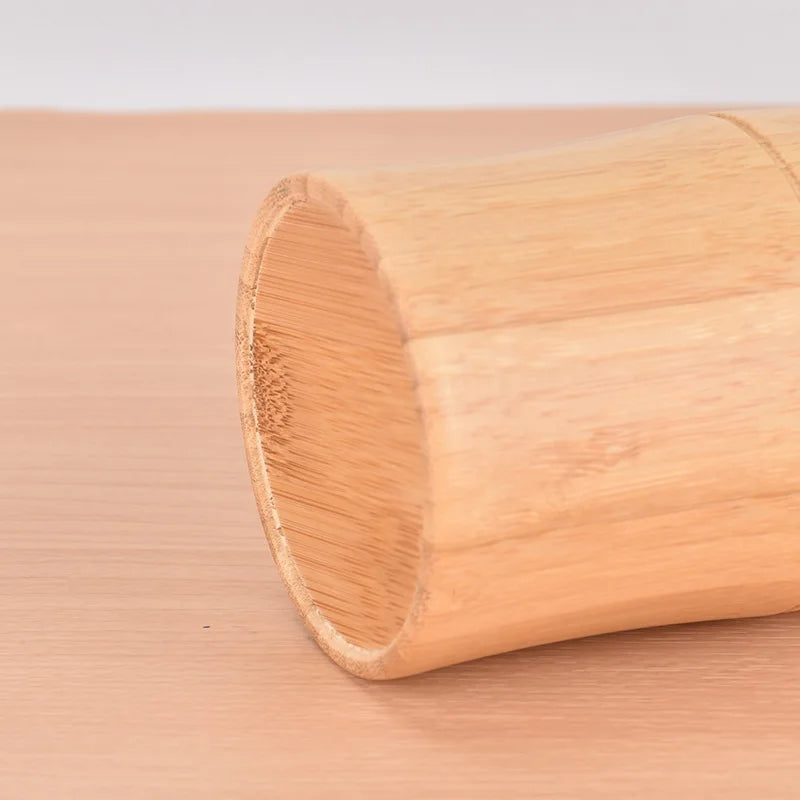 Eco Friendly 500ml Glass Water Bottle with Heat Proof Bamboo Sleeve