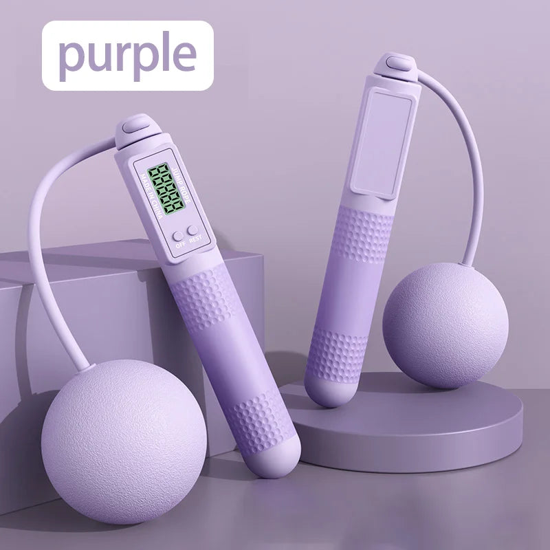 Adjustable Smart Skipping Rope with Calorie Counter